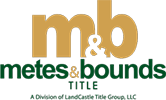 Metes and Bounds Title logo
